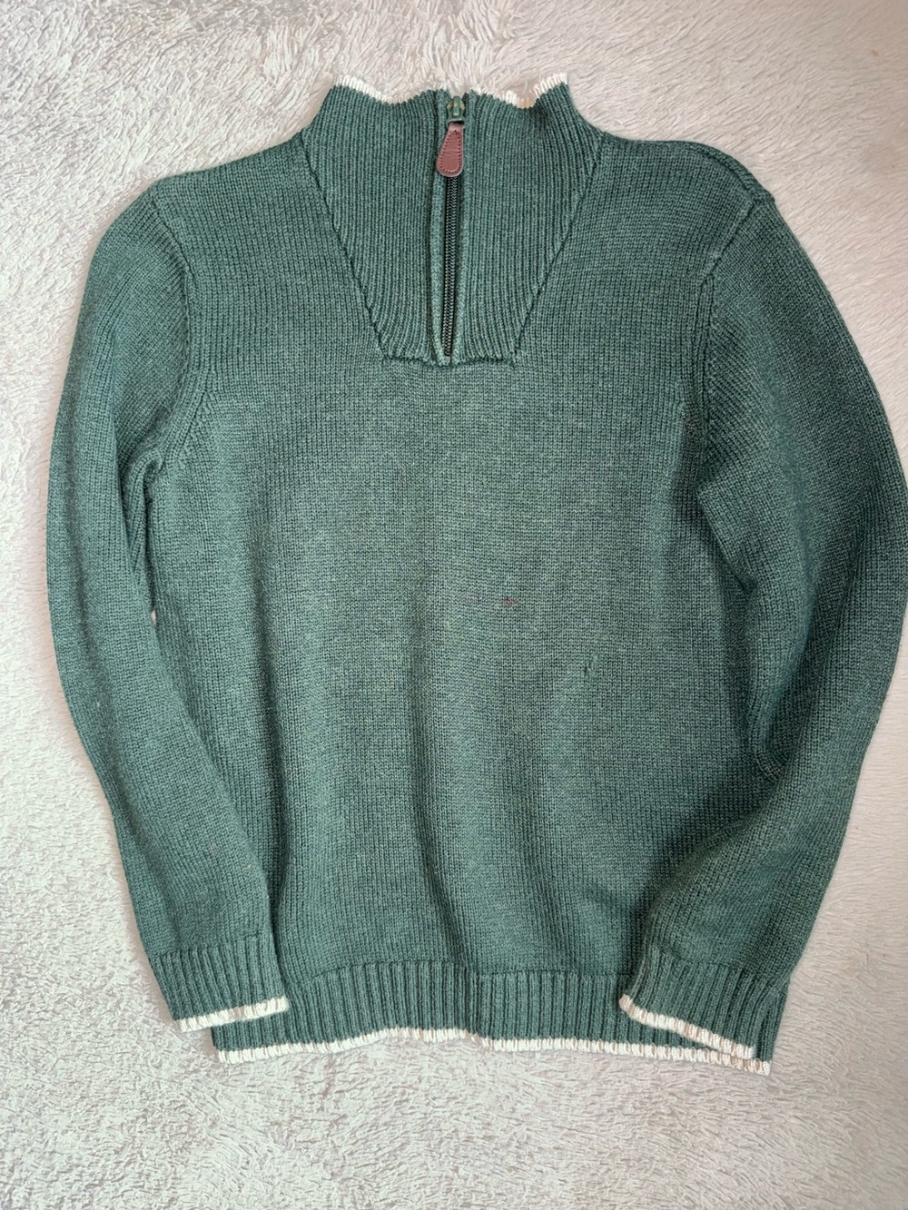 Janie and Jack 1/4 zip boys size 7 sweater